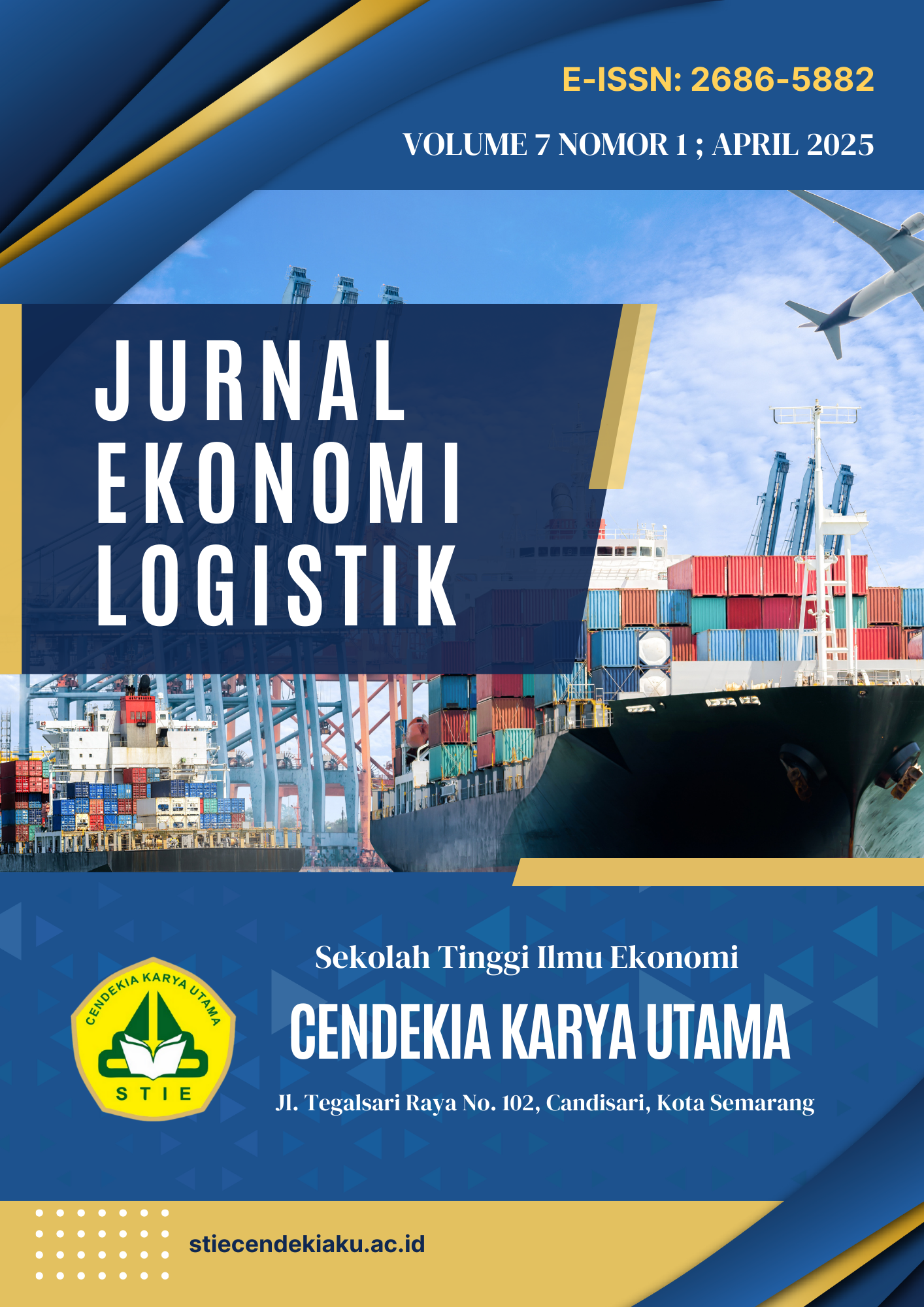 					View Vol. 7 No. 1 (2025): E-logis : Jurnal Ekonomi Logistik
				